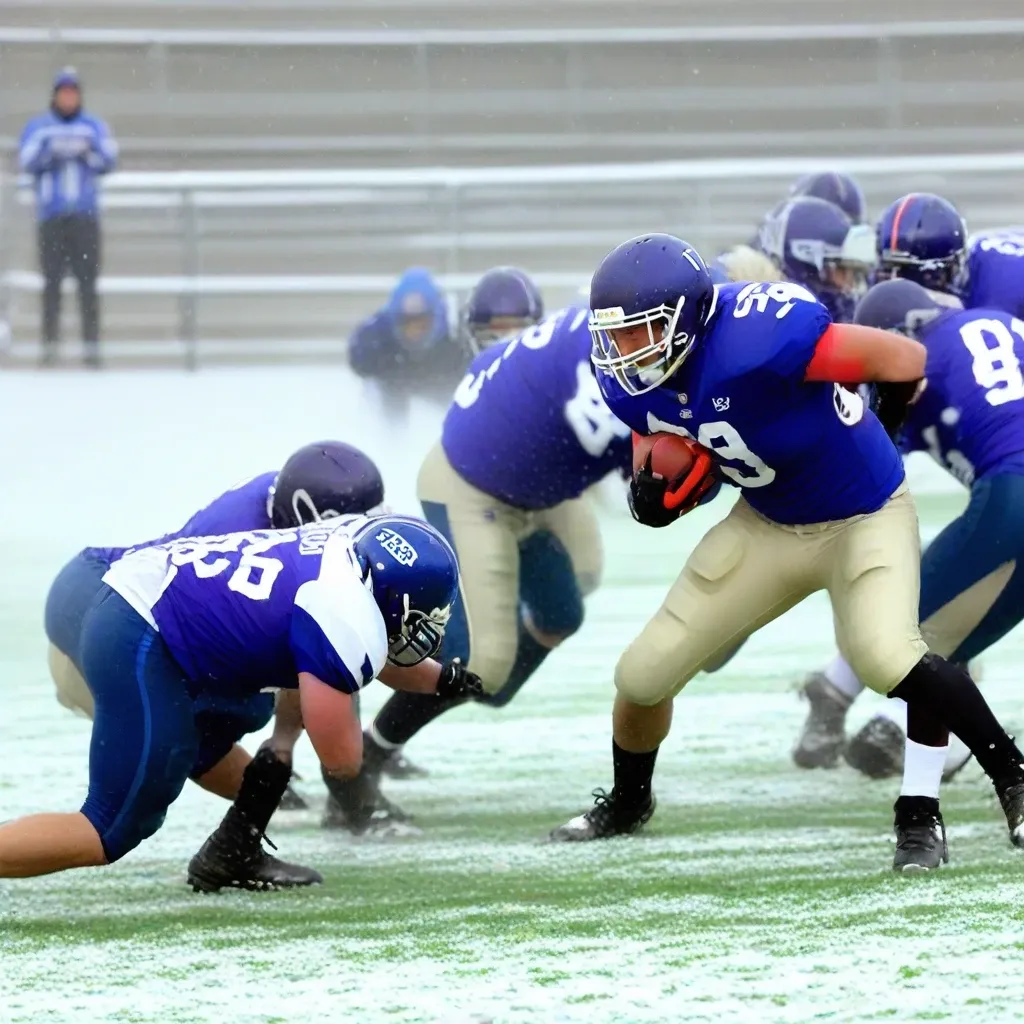 Snowy Gridiron Showdown